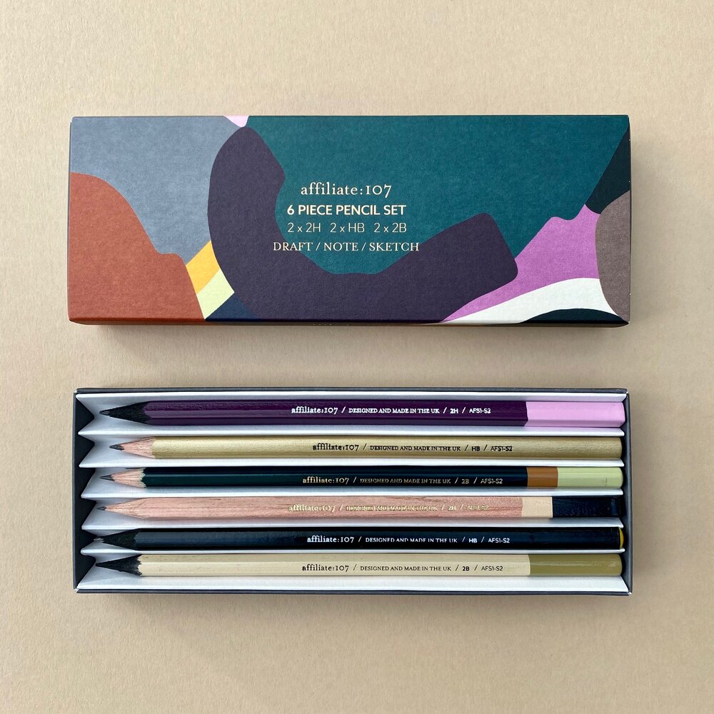 6 Piece Pencil Set