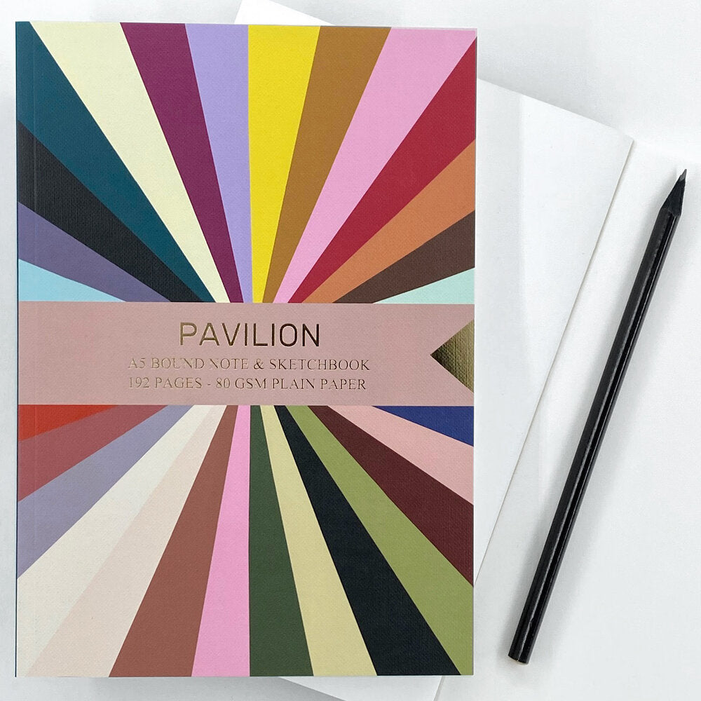 Radar Festival - A5 Buckram Embossed Foiled Sketchbook/Notebook