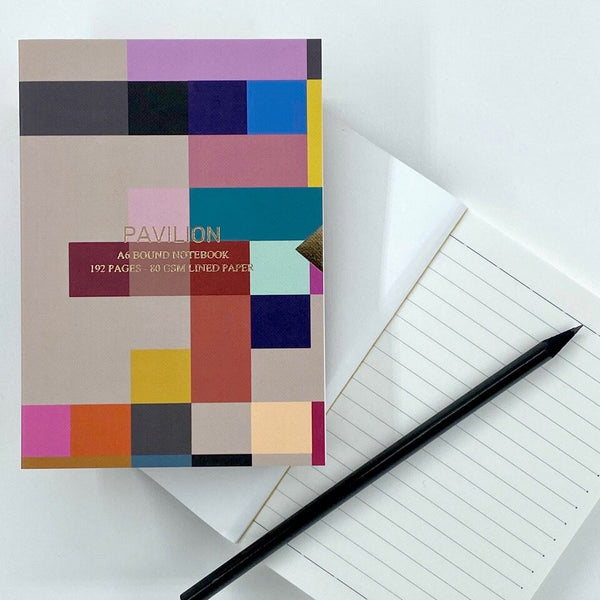 Madras - A6 Buckram Embossed Foiled Notebook