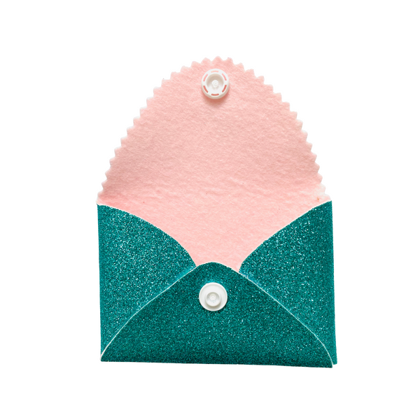 Wisteria Emerald Green Earrings Pouch