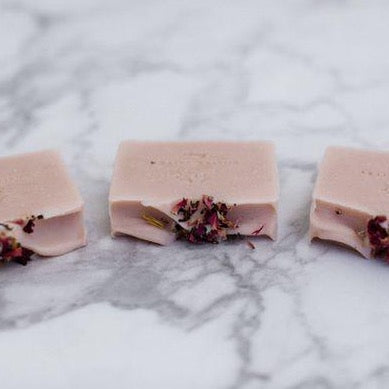 Rose Geranium & Ylang Ylang Soap with French Pink Clay