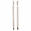 Wisteria Pure White Drop Earrings