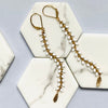 Wisteria Pure White Drop Earrings