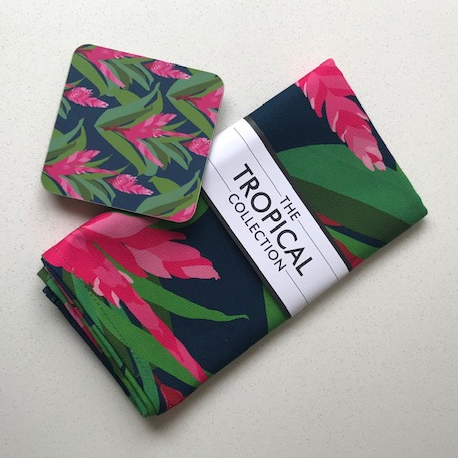 Tropical Pink Coaster