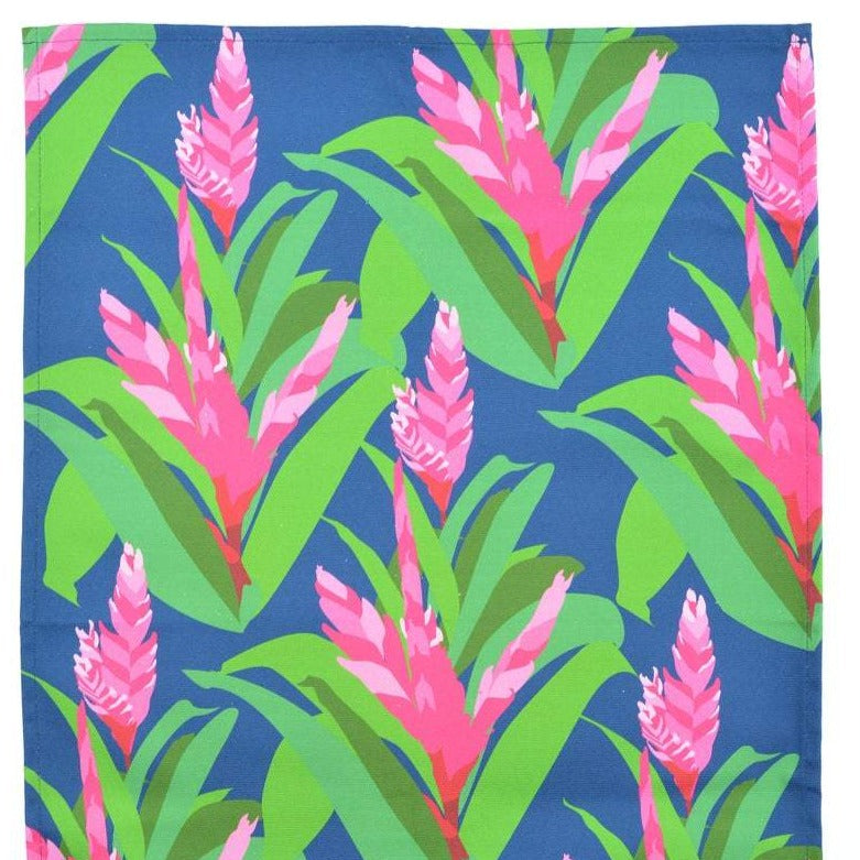 Tropical Pink Tea Towel