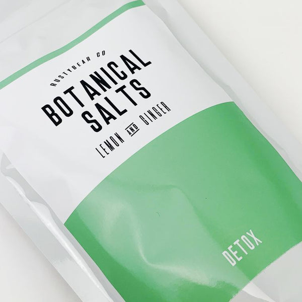 Botanical Bath Salts - Detox - Lemon & Ginger (500g)