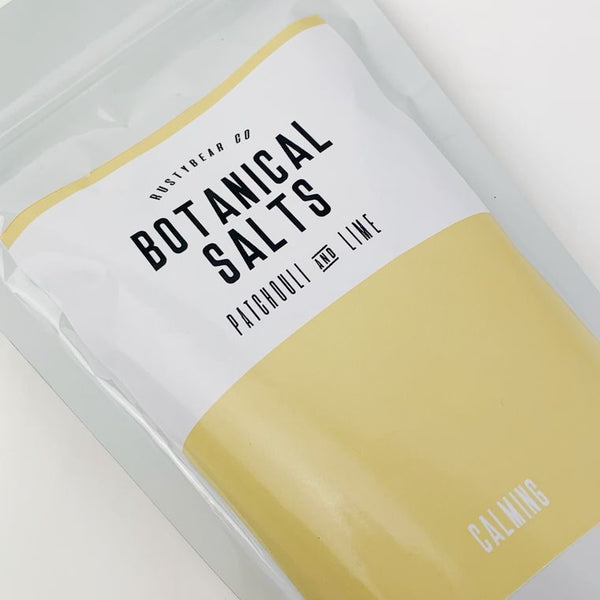Botanical Bath Salts - Calming - Patchouli & Lime (500g)